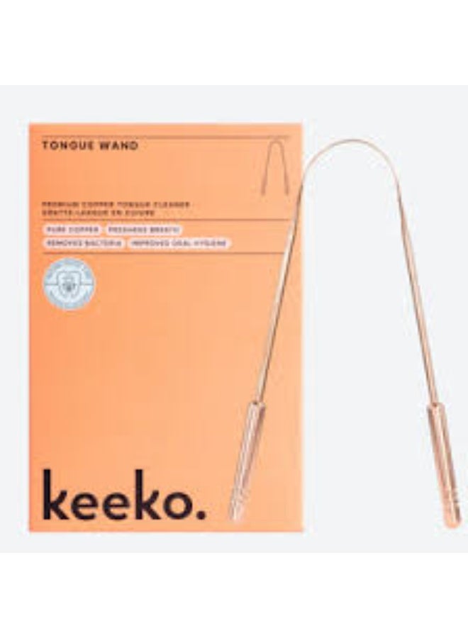 Keeko Premium Copper Tongue Cleaner 1 piece - Image 1